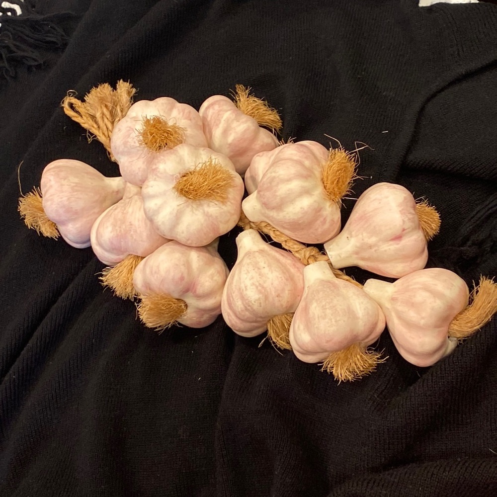 NOVICA 12 Garlic Bunch Ceramic decorative accent